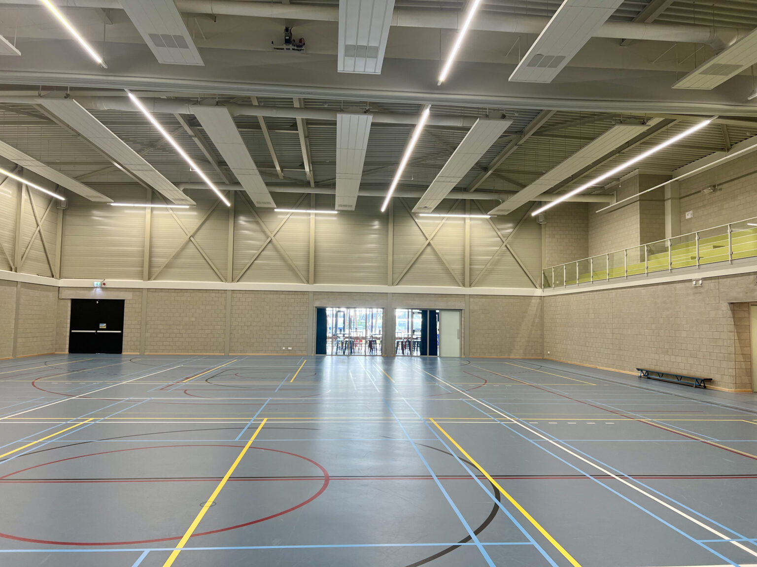 MFC de Vilgaard led verlichting sportaccommodatie
